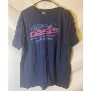 Oasis GeekBox exclusive Navy Mens Tshirt Size XL Short Sleeve Shirt